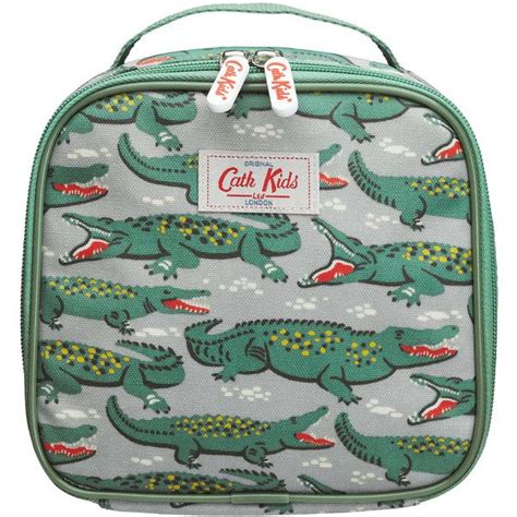 croc printed lunch bag